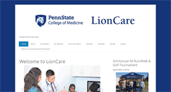 Desktop Screenshot of lioncare.org