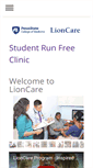 Mobile Screenshot of lioncare.org